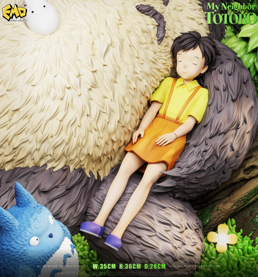 My Neighbor Totoro EMO Studio Totoro Sleeping Resin Statue