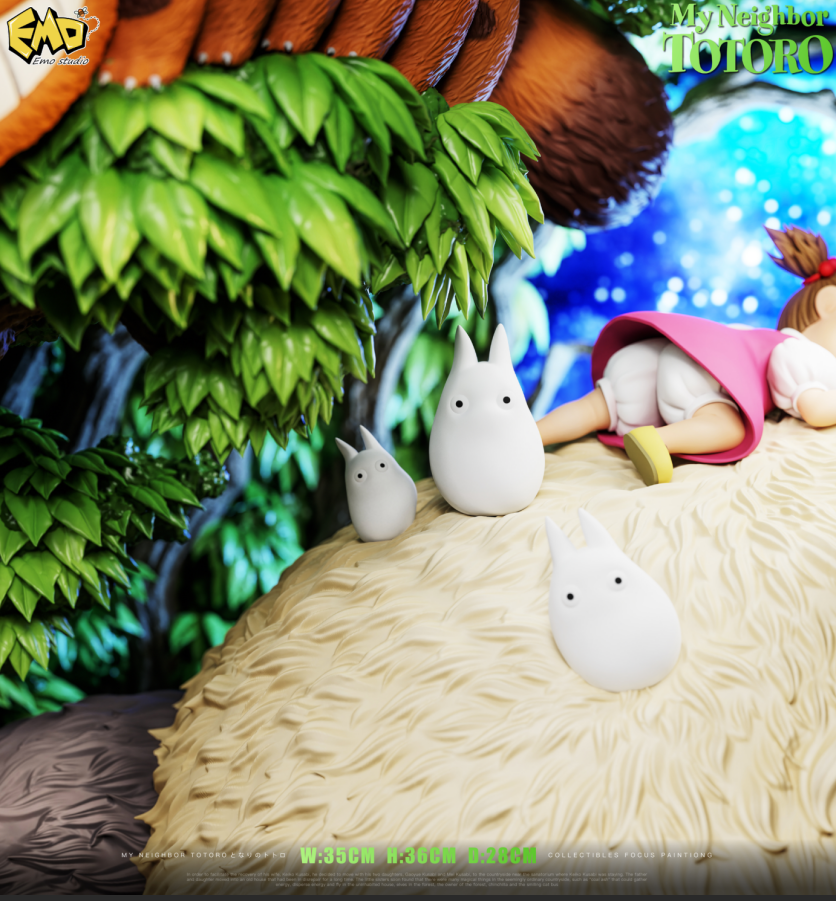My Neighbor Totoro EMO Studio Totoro Sleeping Resin Statue