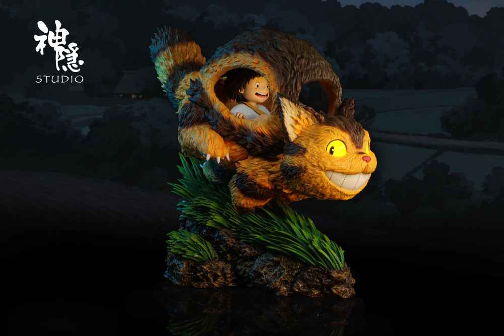 My Neighbor Totoro Shen Yin Studio Mei & Cat Bus Resin Statue