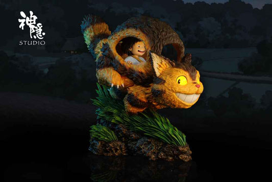 My Neighbor Totoro Shen Yin Studio Mei & Cat Bus Resin Statue