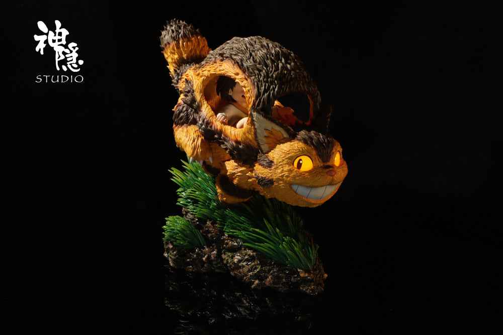 My Neighbor Totoro Shen Yin Studio Mei & Cat Bus Resin Statue