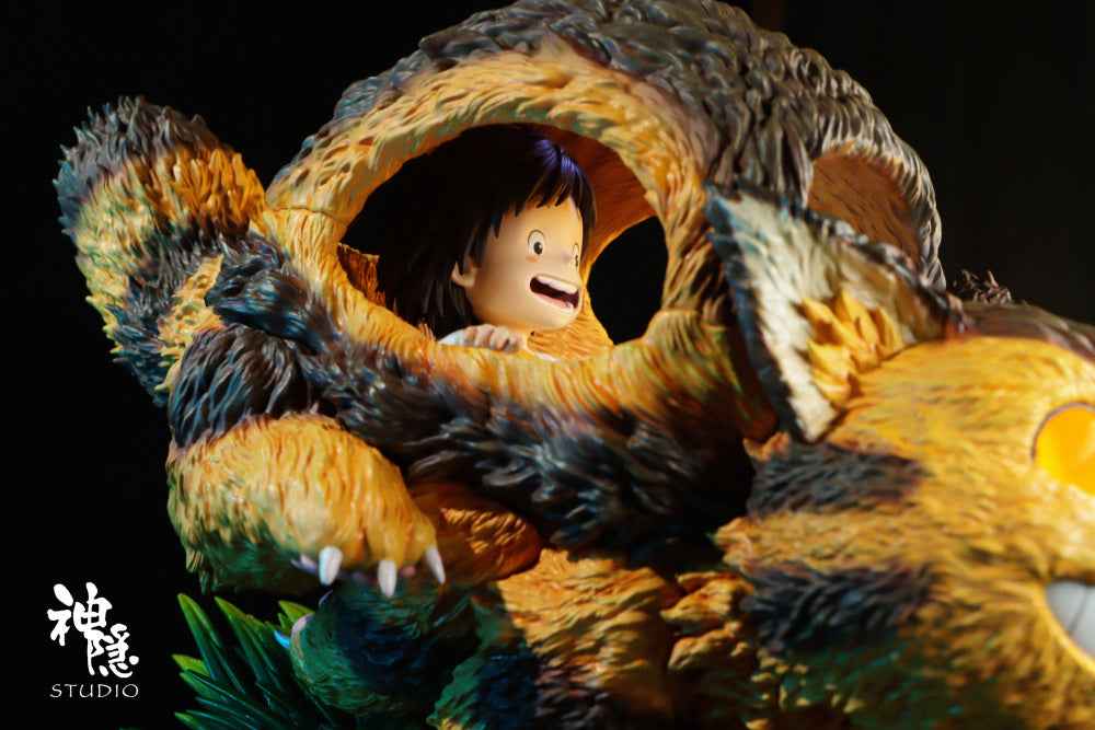 My Neighbor Totoro Shen Yin Studio Mei & Cat Bus Resin Statue