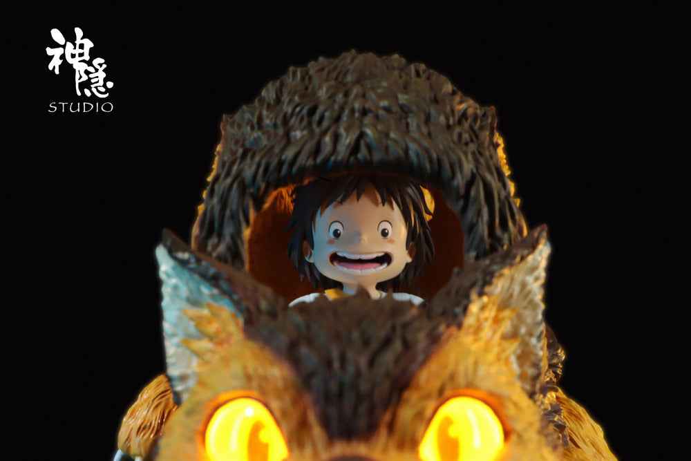 My Neighbor Totoro Shen Yin Studio Mei & Cat Bus Resin Statue