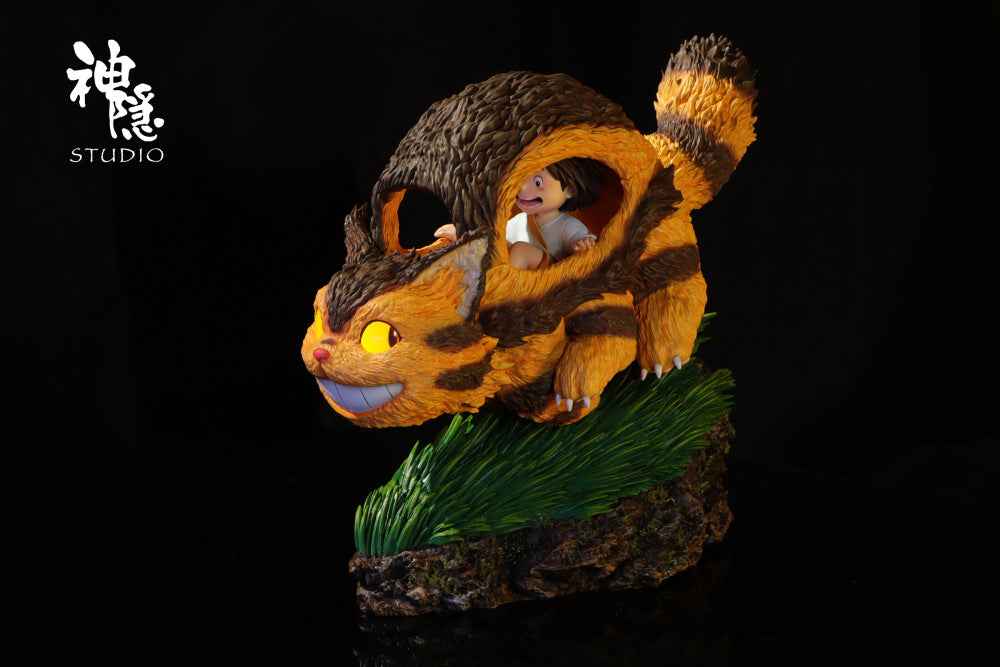 My Neighbor Totoro Shen Yin Studio Mei & Cat Bus Resin Statue
