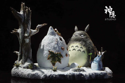 My Neighbor Totoro Shen Yin Studio TotoroPlaytime in the Snow Resin Statue