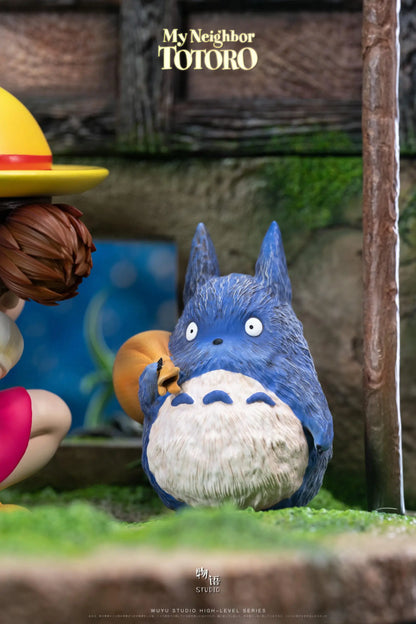 My Neighbor Totoro Wu Yu Studio Hayao Miyazaki The Happiest Search Mei Hide-and-Seek with Totoro Resin Statue