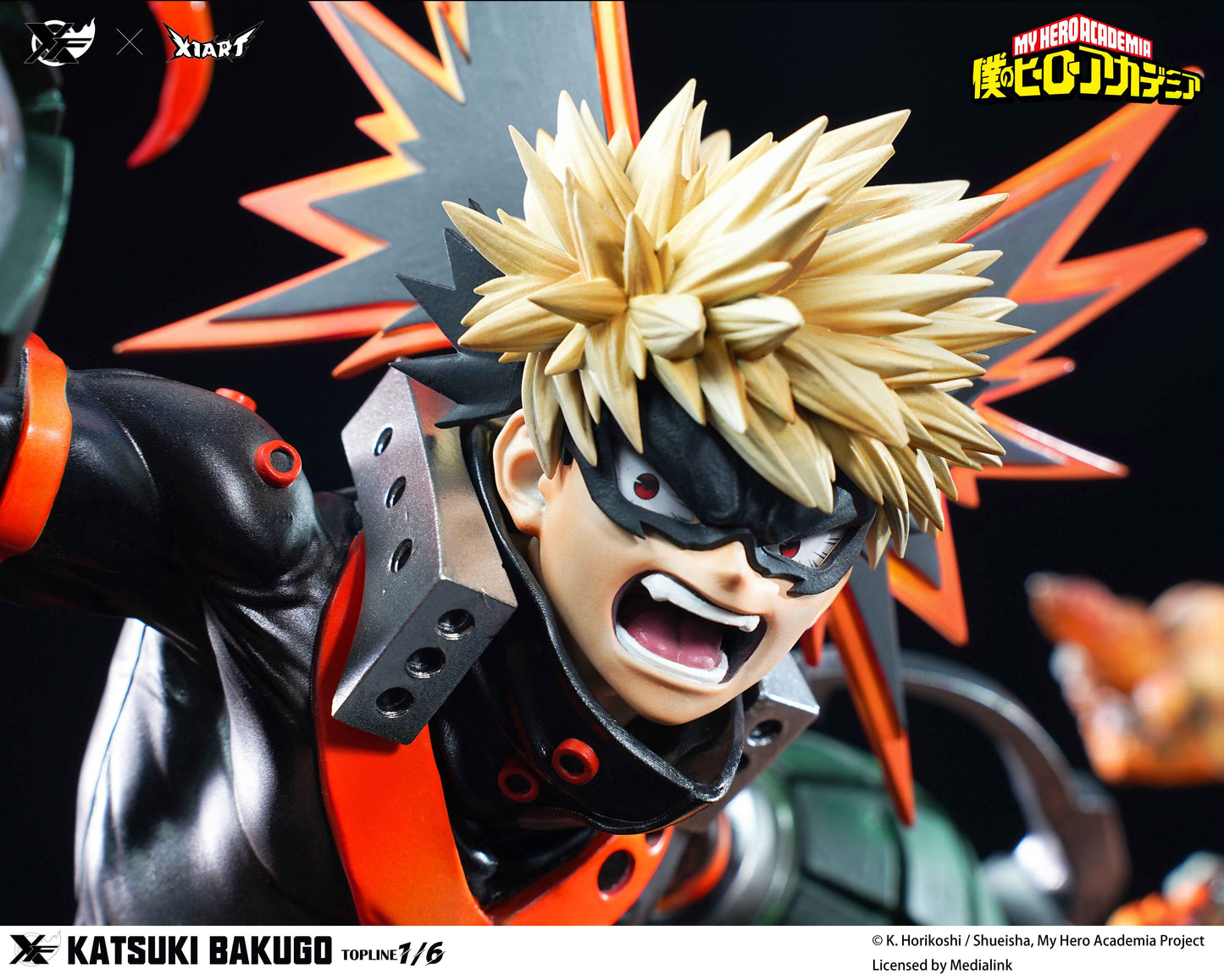My Hero Academia XFire & X1ART Studio Izuku Midoriya  & Katsuki Bakugo Licensed Resin Statue
