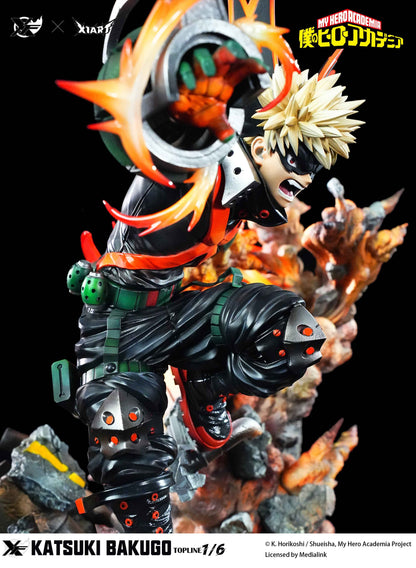 My Hero Academia XFire & X1ART Studio Izuku Midoriya  & Katsuki Bakugo Licensed Resin Statue