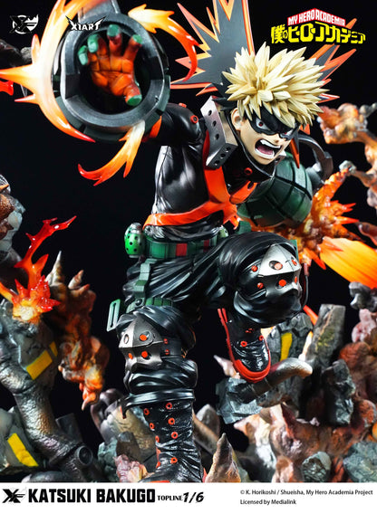 My Hero Academia XFire & X1ART Studio Izuku Midoriya  & Katsuki Bakugo Licensed Resin Statue