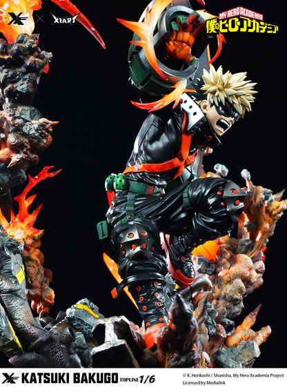 My Hero Academia XFire & X1ART Studio Izuku Midoriya  & Katsuki Bakugo Licensed Resin Statue