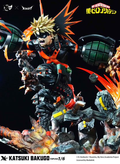 My Hero Academia XFire & X1ART Studio Izuku Midoriya  & Katsuki Bakugo Licensed Resin Statue