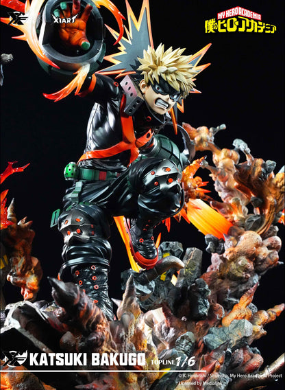 My Hero Academia XFire & X1ART Studio Izuku Midoriya  & Katsuki Bakugo Licensed Resin Statue