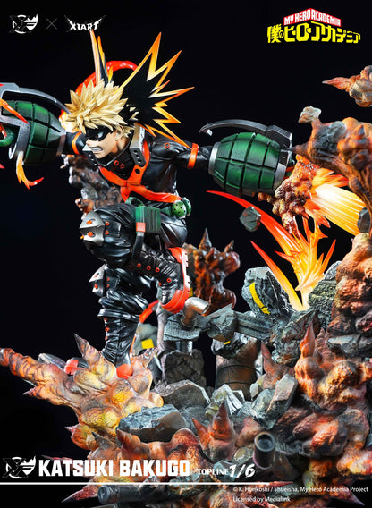 My Hero Academia XFire & X1ART Studio Izuku Midoriya  & Katsuki Bakugo Licensed Resin Statue