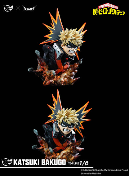 My Hero Academia XFire & X1ART Studio Izuku Midoriya  & Katsuki Bakugo Licensed Resin Statue