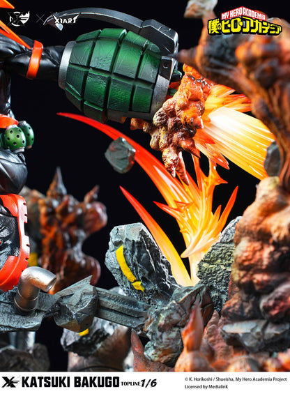 My Hero Academia XFire & X1ART Studio Izuku Midoriya  & Katsuki Bakugo Licensed Resin Statue