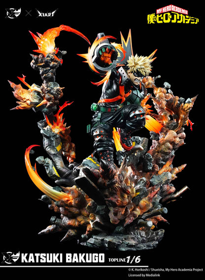 My Hero Academia XFire & X1ART Studio Izuku Midoriya  & Katsuki Bakugo Licensed Resin Statue