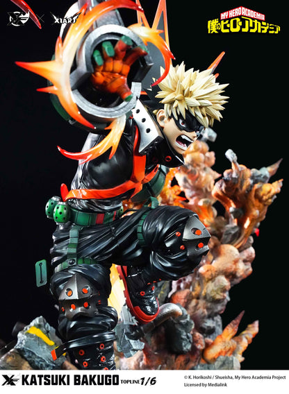My Hero Academia XFire & X1ART Studio Izuku Midoriya  & Katsuki Bakugo Licensed Resin Statue