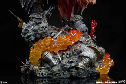 Mythic Legions Sideshow Collectibles Arethyr War Flame Demon No. 300966 Licensed Resin Statue