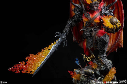 Mythic Legions Sideshow Collectibles Arethyr War Flame Demon No. 300966 Licensed Resin Statue