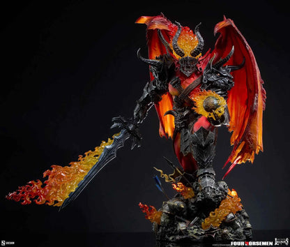 Mythic Legions Sideshow Collectibles Arethyr War Flame Demon No. 300966 Licensed Resin Statue