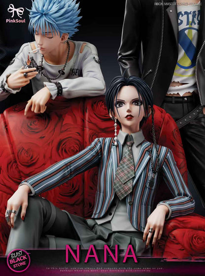 NANA Pinksoul Studio Nana Osaki X Yasushi Takagi X Nobuo Terashima X Shinichi Okazaki Resin Statue