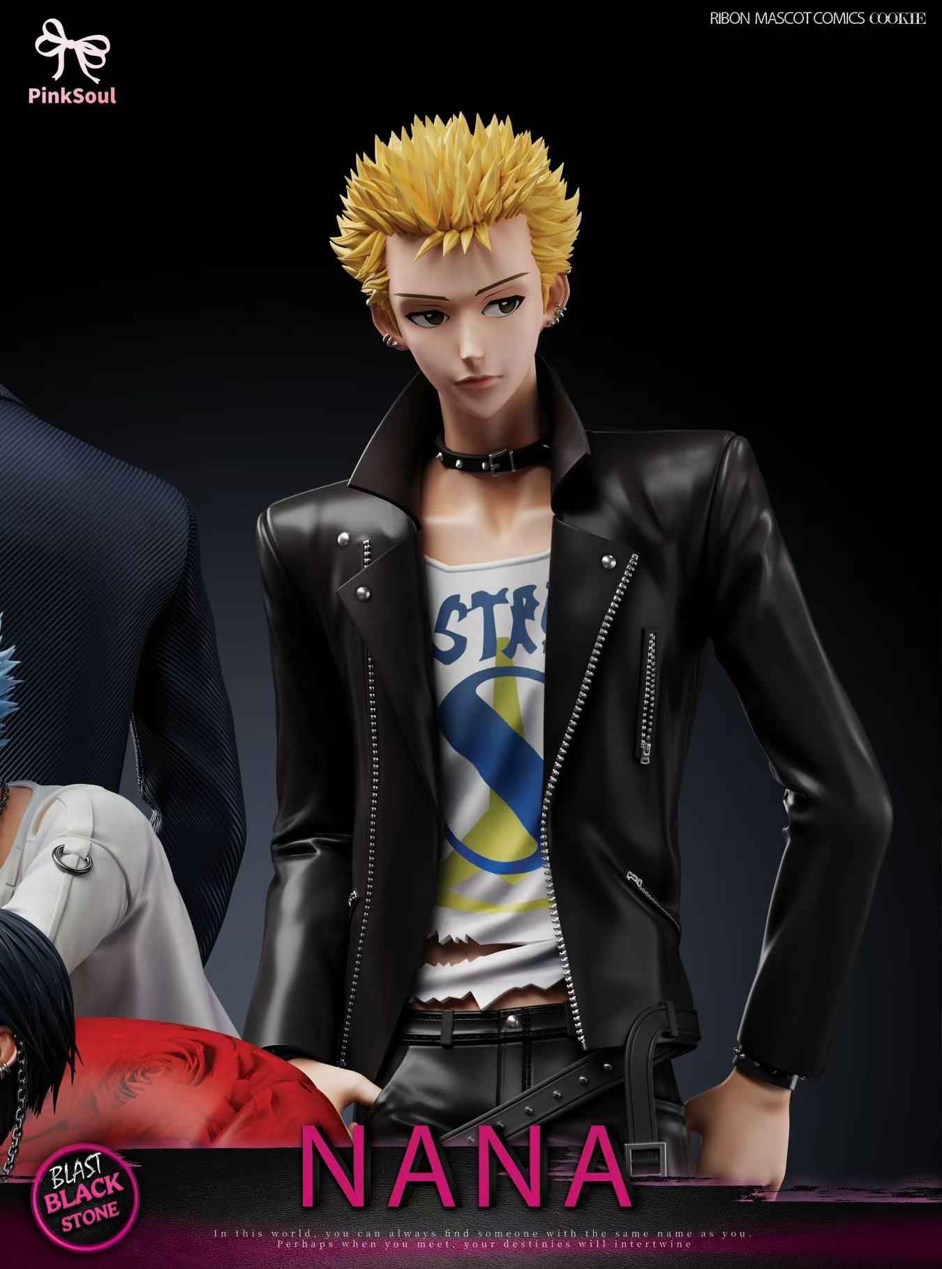 NANA Pinksoul Studio Nana Osaki X Yasushi Takagi X Nobuo Terashima X Shinichi Okazaki Resin Statue