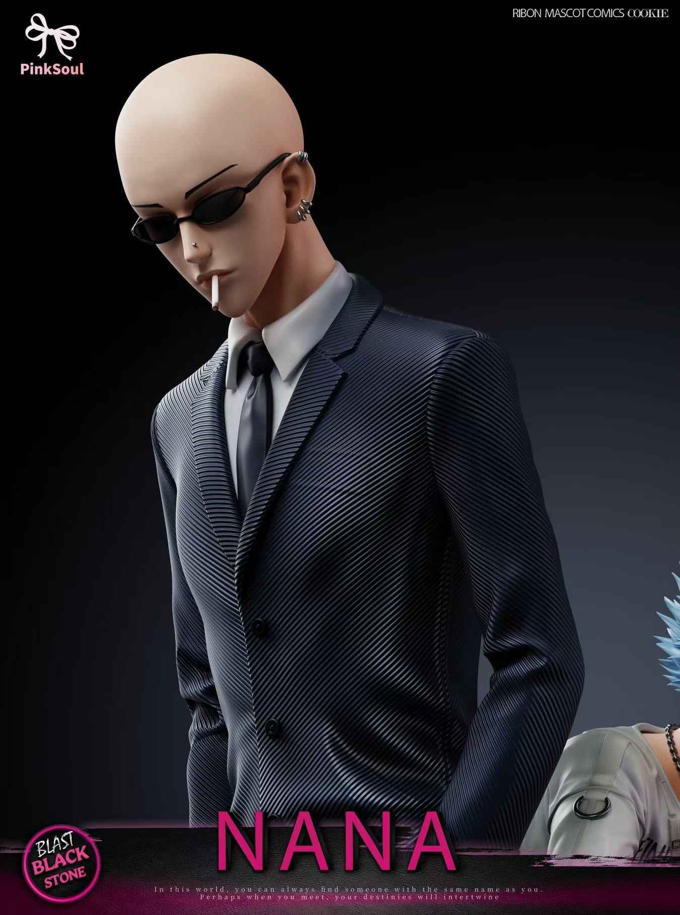 NANA Pinksoul Studio Nana Osaki X Yasushi Takagi X Nobuo Terashima X Shinichi Okazaki Resin Statue