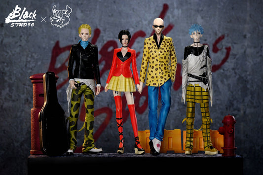 Nana Niuzi & Black Studio NANA BLACK STONE Band Nobuo Terashima & Yasushi Takagi & Shinichi Okazaki Resin Statue