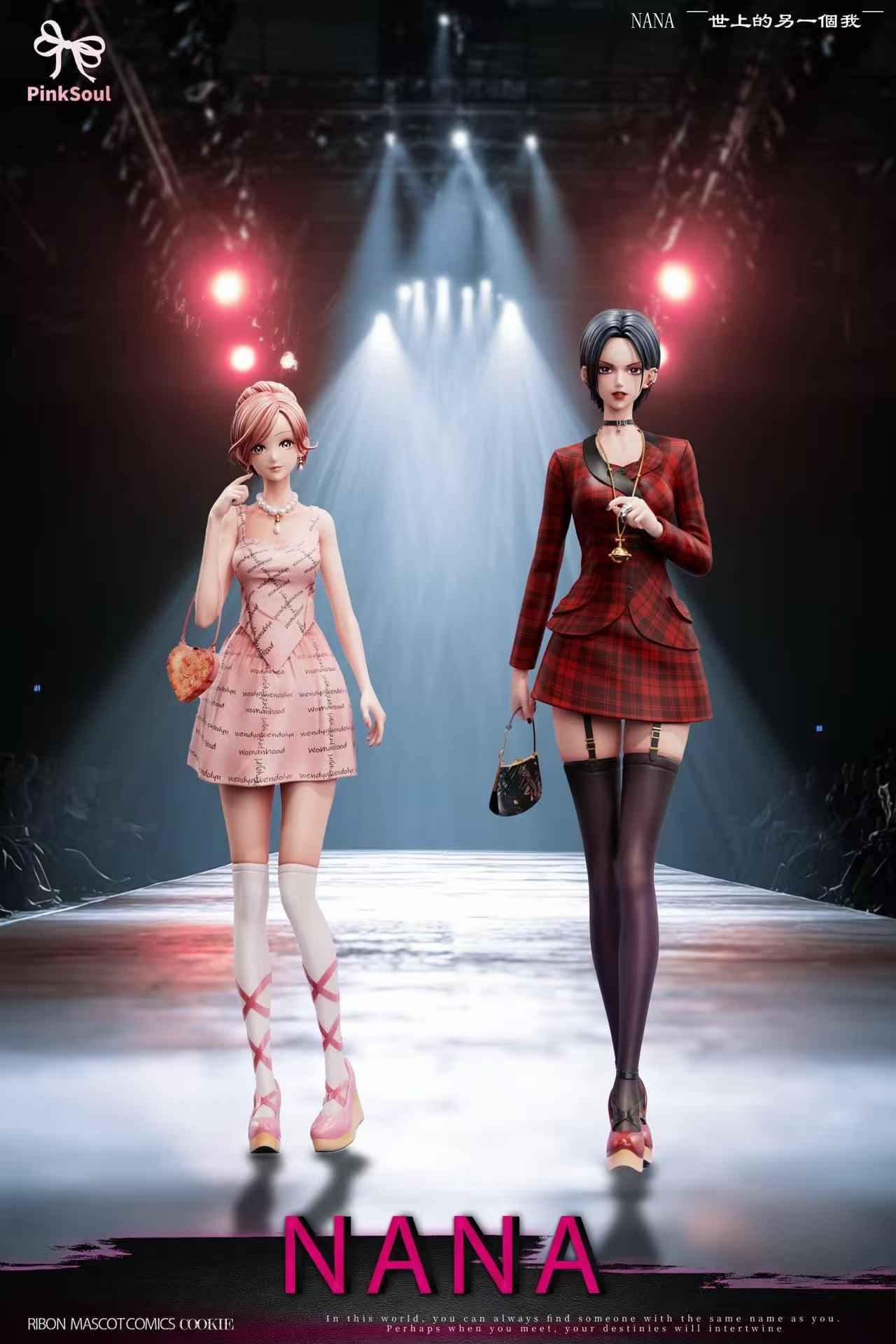 Nana Pinksoul Studio NaNa Oosaki Nana & Komatsu Nana 1/8 Resin Statue