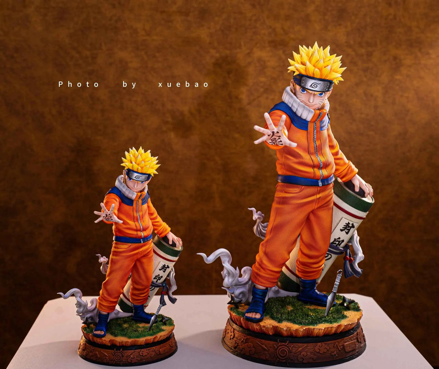 Naruto 7 Studio Genin Uzumaki Naruto Resin Statue