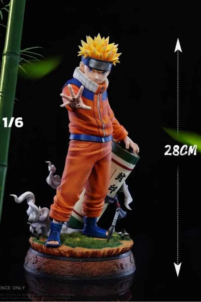 Naruto 7 Studio Genin Uzumaki Naruto Resin Statue