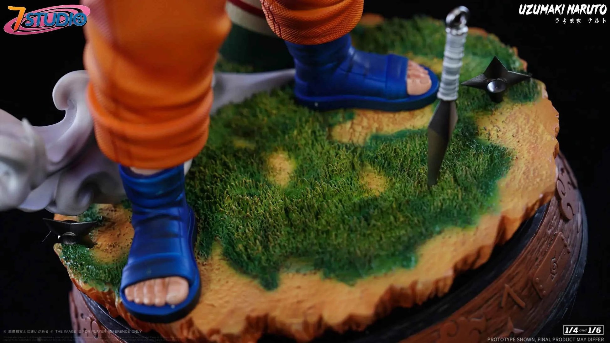Naruto 7 Studio Genin Uzumaki Naruto Resin Statue