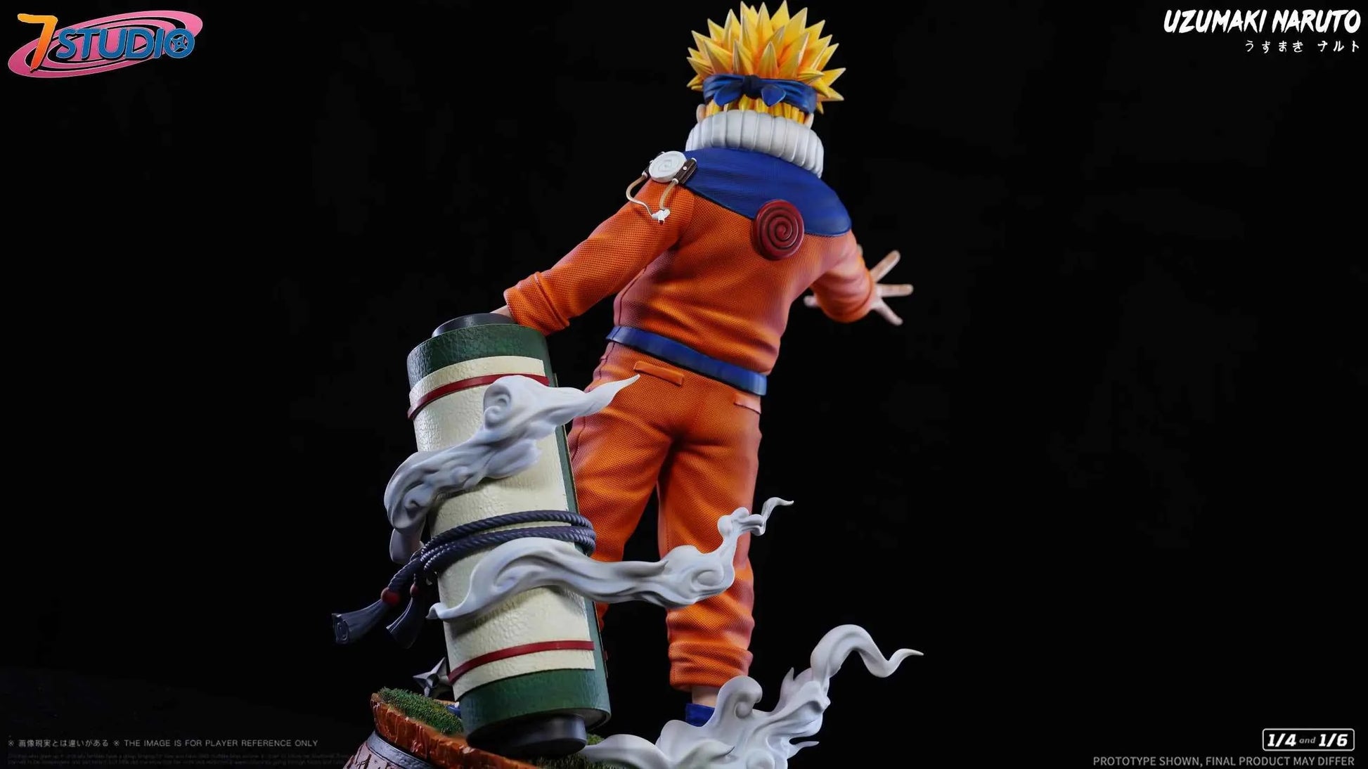 Naruto 7 Studio Genin Uzumaki Naruto Resin Statue