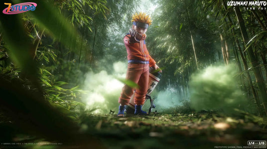 Naruto 7 Studio Genin Uzumaki Naruto Resin Statue