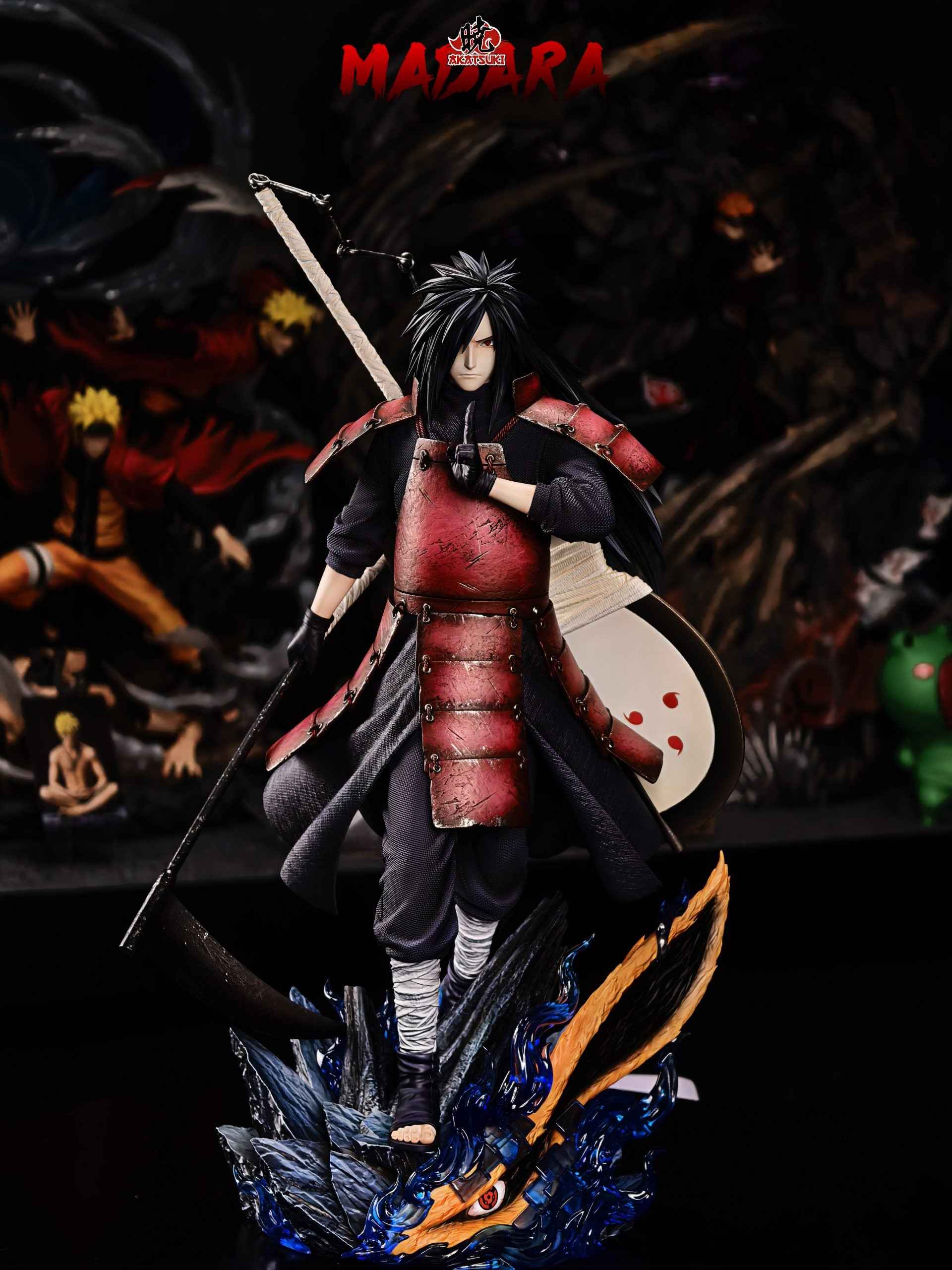 Naruto Akatsuki Studio Hashirama Senju & Madara Uchiha Resin Statue