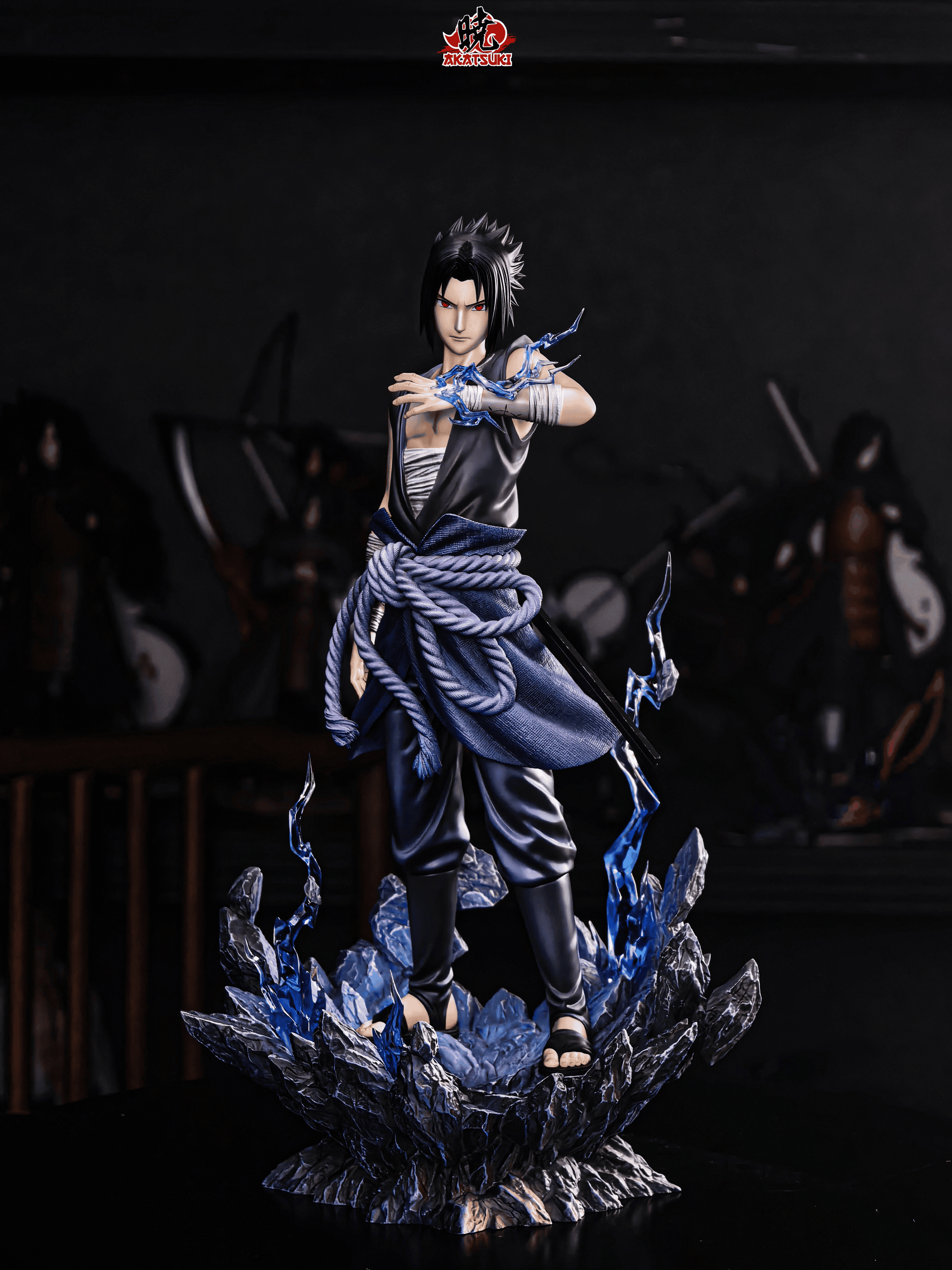Naruto Akatsuki Studio Uchiha Sasuke Resin Statue