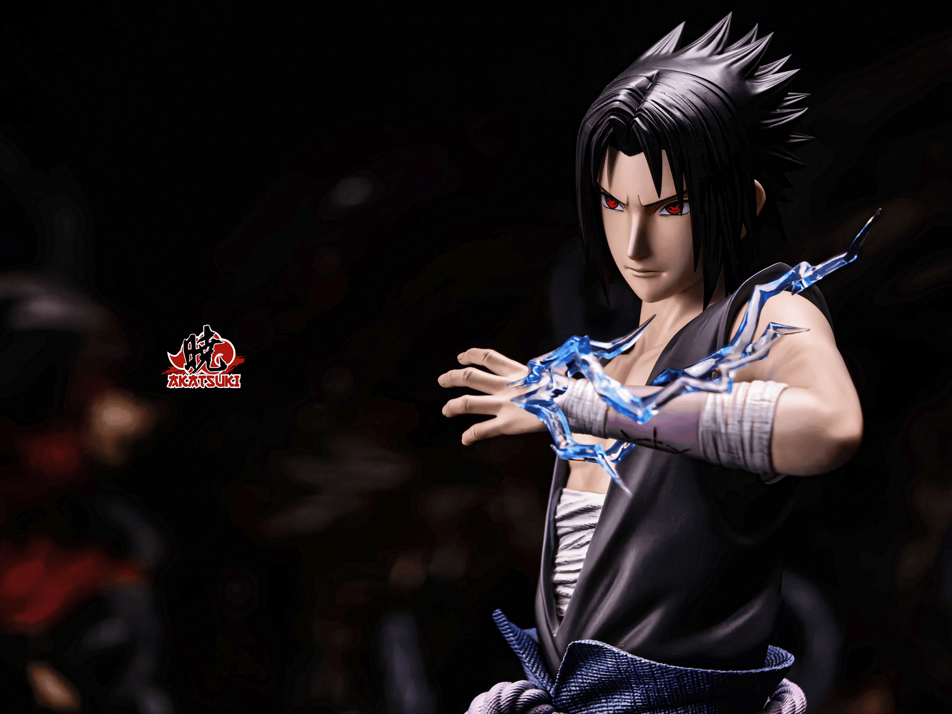 Naruto Akatsuki Studio Uchiha Sasuke Resin Statue
