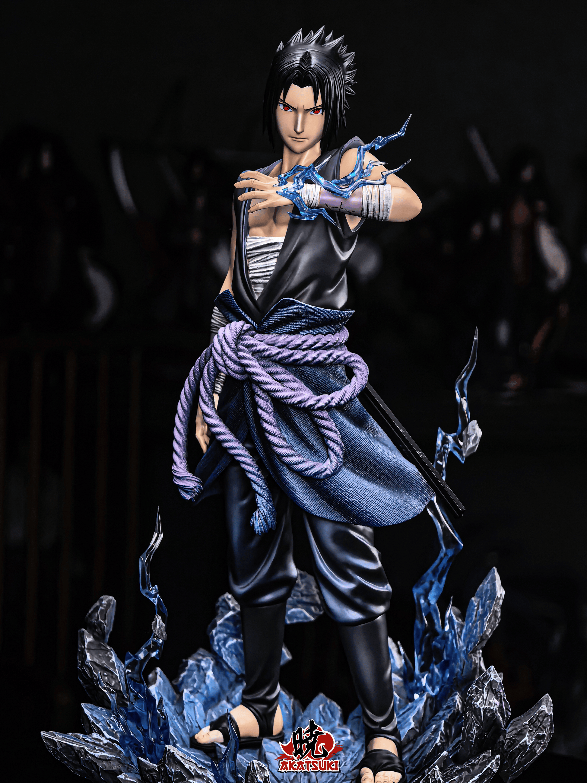Naruto Akatsuki Studio Uchiha Sasuke Resin Statue