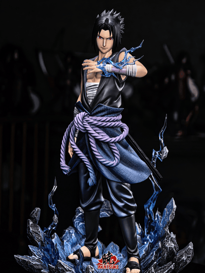 Naruto Akatsuki Studio Uchiha Sasuke Resin Statue