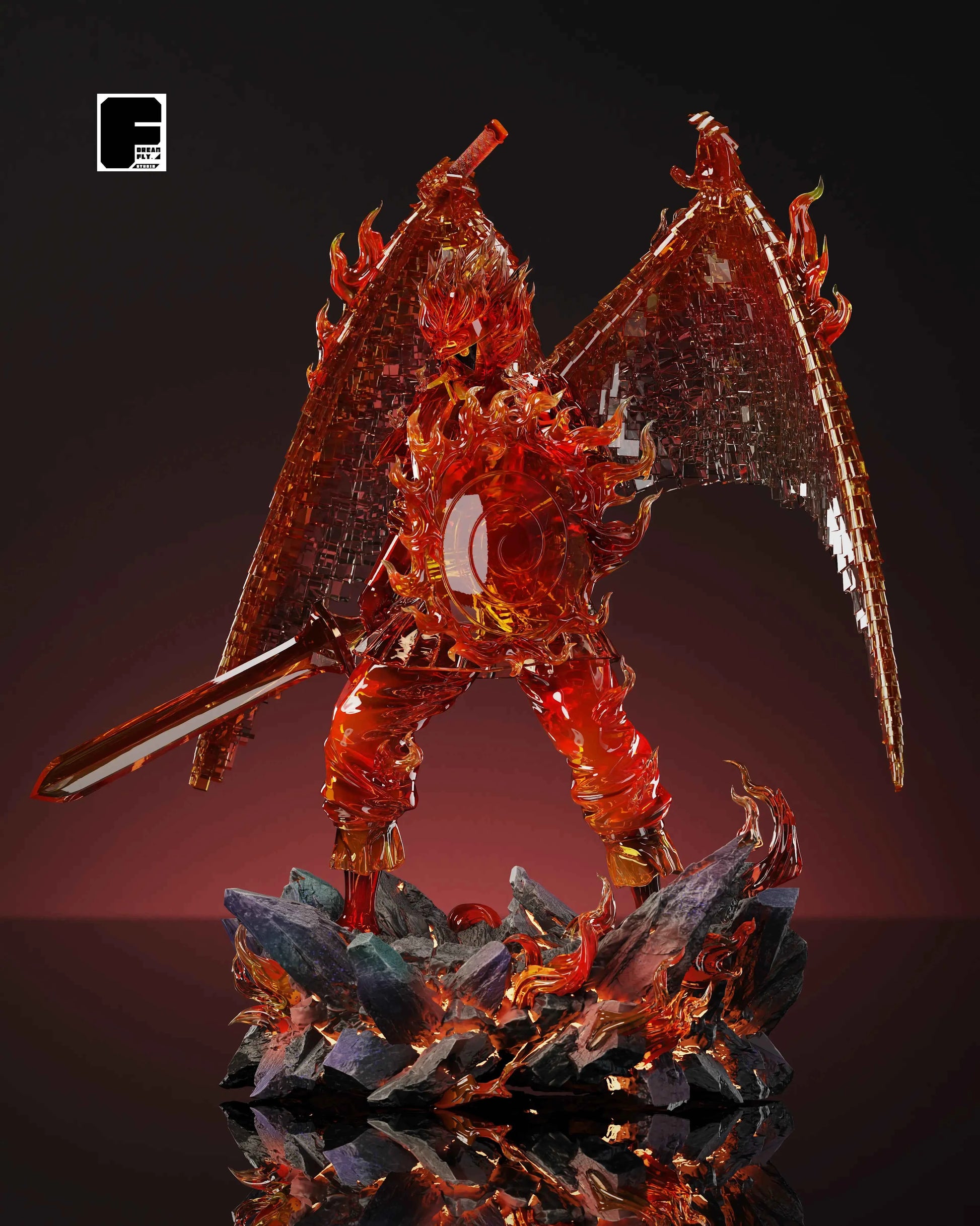 Naruto Dream Fly Studio Susanoo Uchiha Itachi Resin Statue