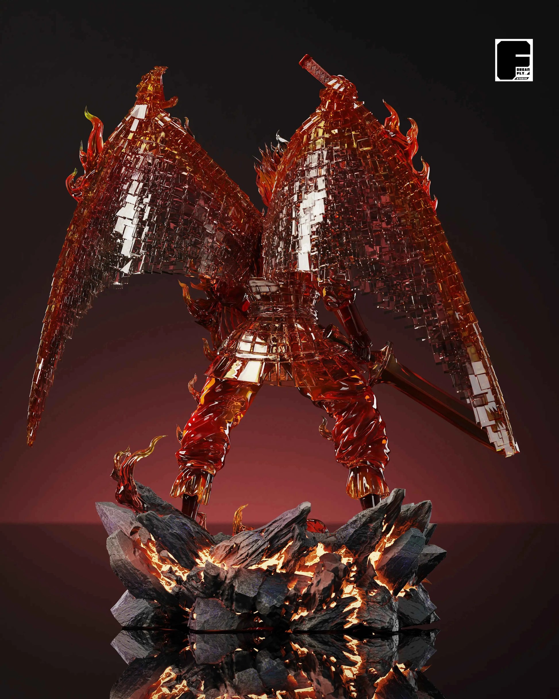 Naruto Dream Fly Studio Susanoo Uchiha Itachi Resin Statue