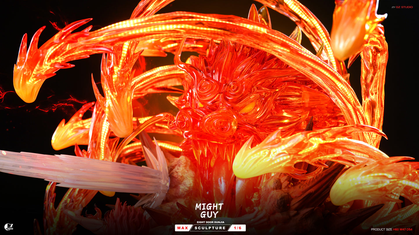 Naruto GZ Studio Azure Beast Eight Gates's Might Guy 1/6 Resin Statue