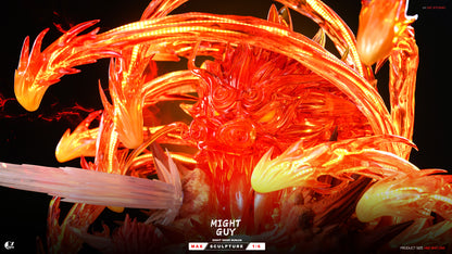 Naruto GZ Studio Azure Beast Eight Gates's Might Guy 1/6 Resin Statue