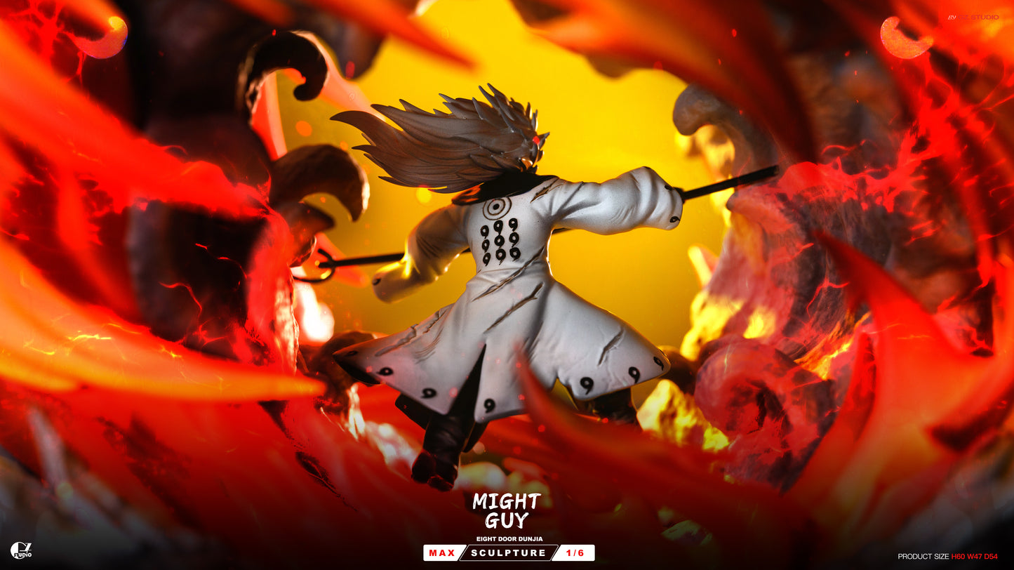 Naruto GZ Studio Azure Beast Eight Gates's Might Guy 1/6 Resin Statue