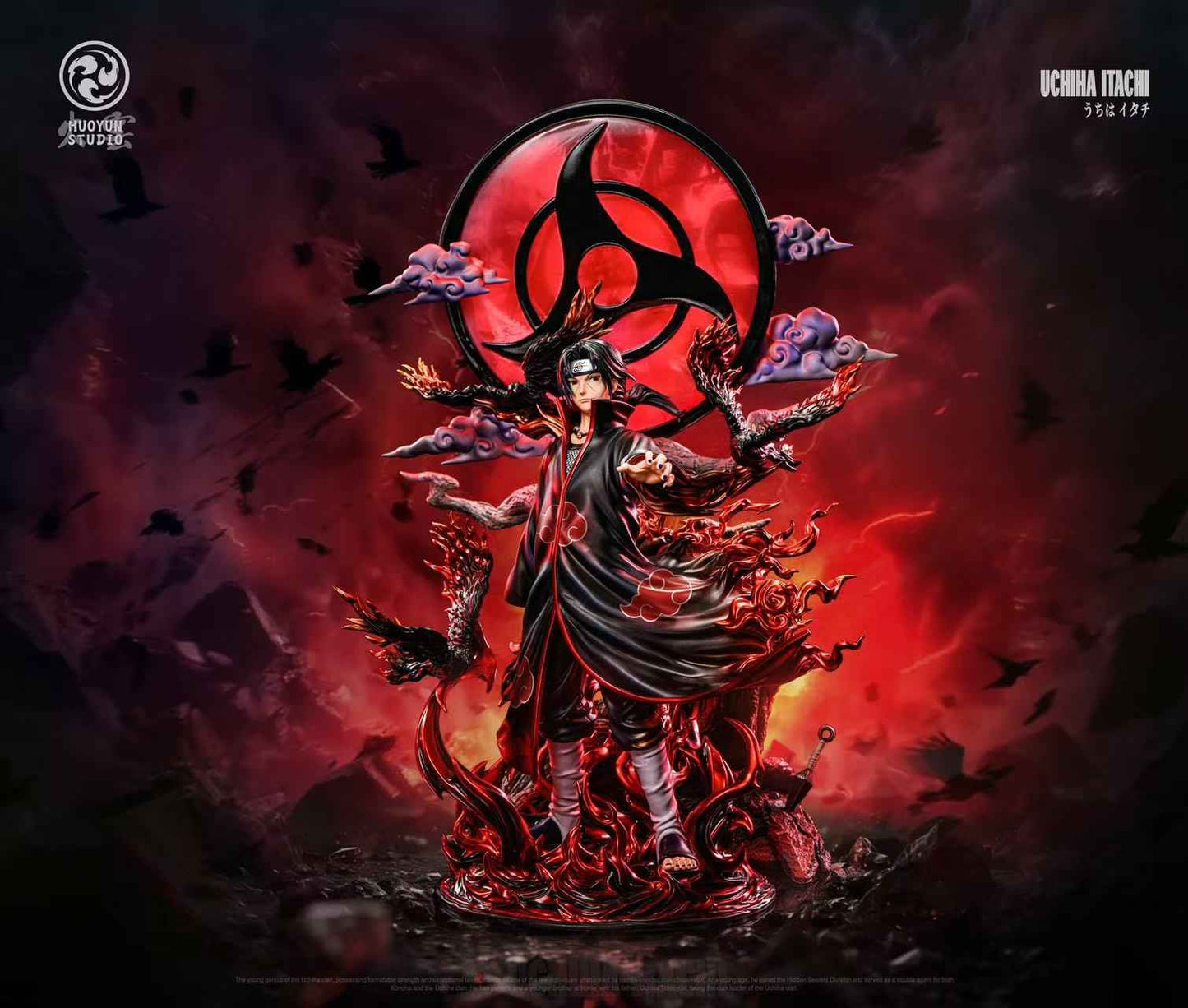 Naruto Huo Yun Studio Uchiha Itachi Kaleidoscope Illusion 1/6 Resin Statue