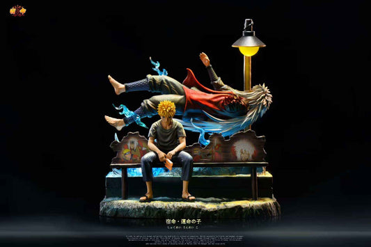 Naruto Kagemusha Studio Naruto Uzumaki & Jiraiya Resin Statue Statue