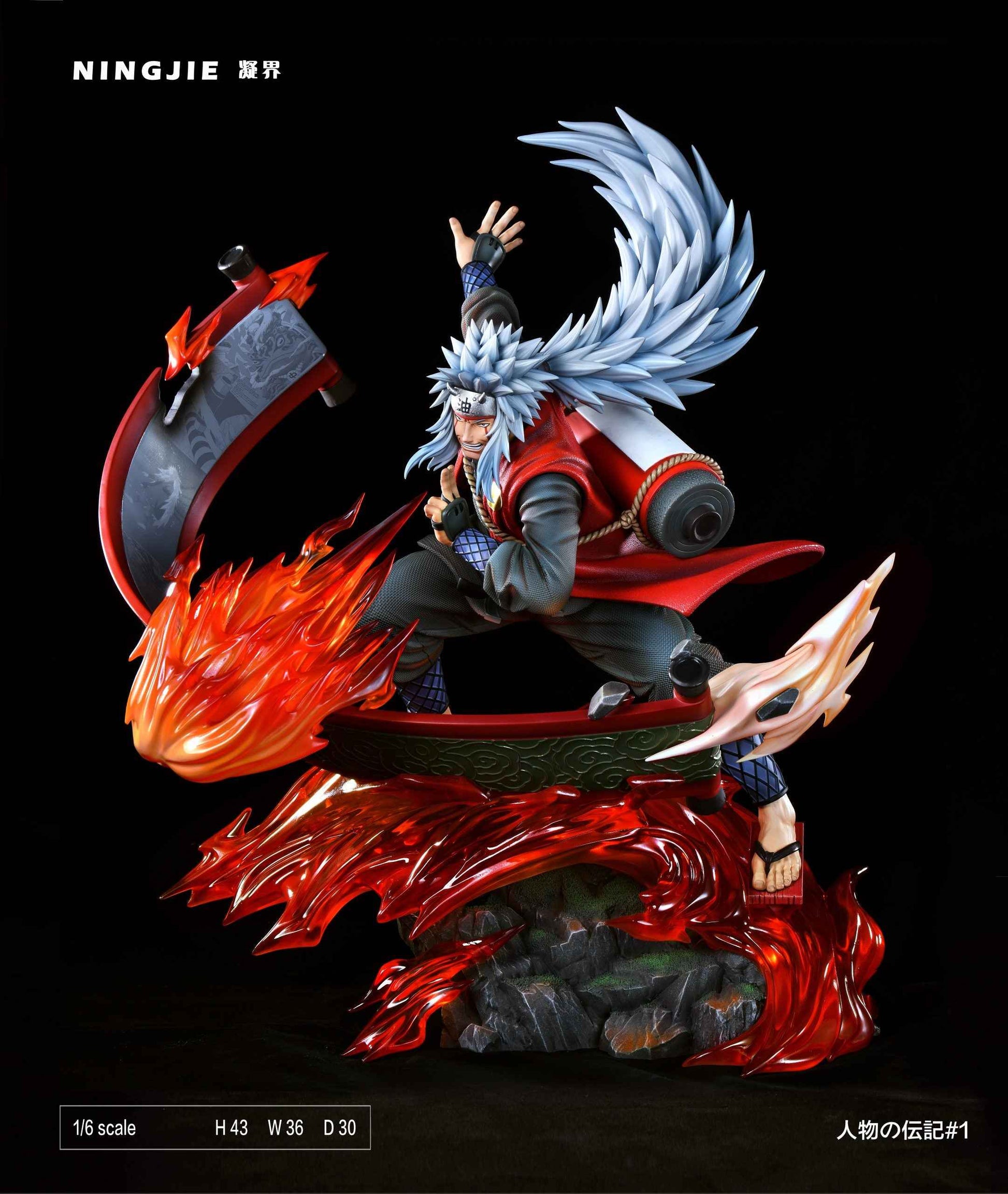 Naruto NINGJIE Studio Jiraiya Resin Statue