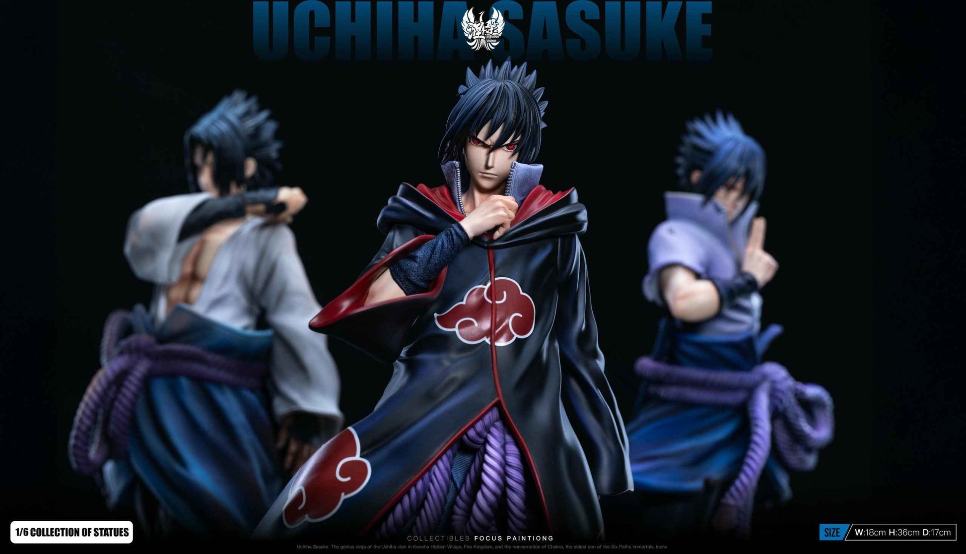 Naruto Nirvana Studio Uchiha Sasuke Resin Statue
