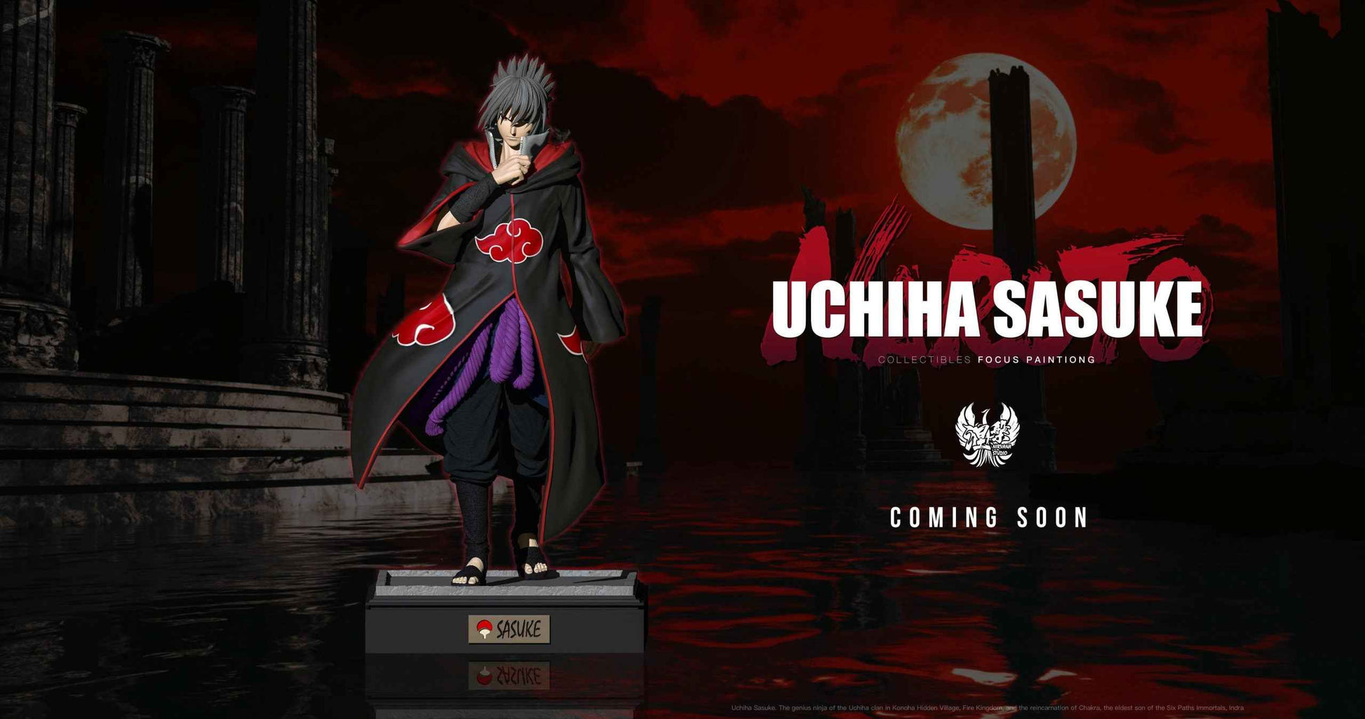 Naruto Nirvana Studio Uchiha Sasuke Resin Statue