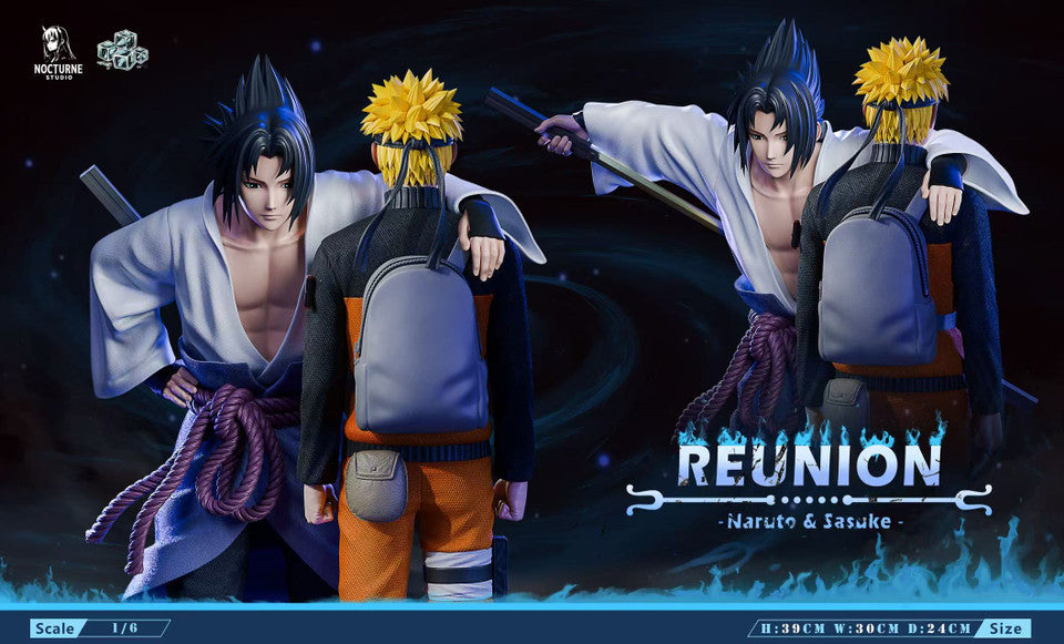 Naruto Nocturne & Ice Studio Uchiha Sasuke & Uzumaki Naruto Reunion